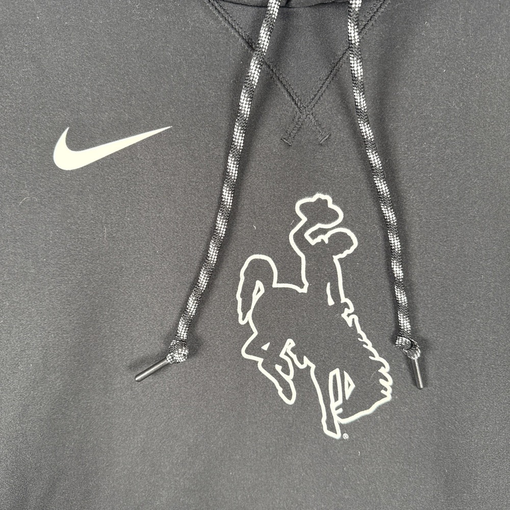 Nike Sleeveless Hoodie Mens 2XL Black Pro Rodeo Cowboy - Picture 2 of 7